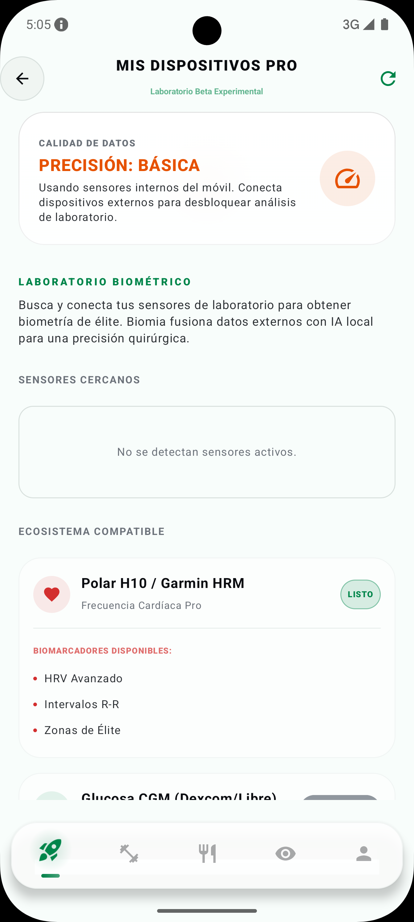 Biomia Panel principal